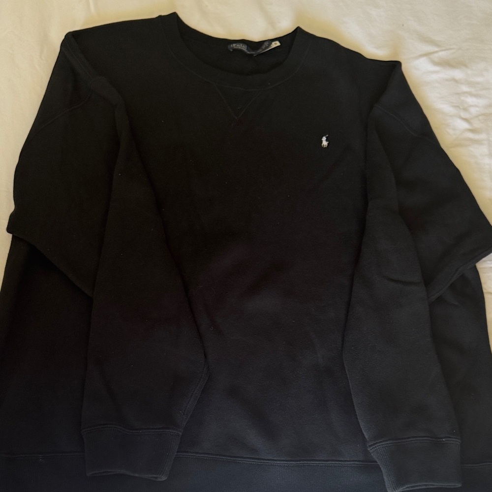 Polo Ralph Lauren Black Crewneck Sweater